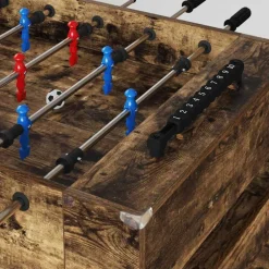 vidaXL Mesa de Futbolín 125 x 60,5 x 80 cm Roble ahumado Online
