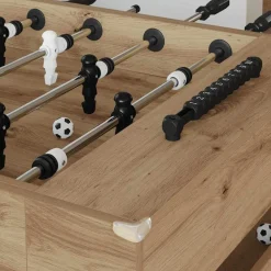 vidaXL Mesa de Futbolín Roble Artesanal 146,5 x 74 x 85 cm Roble artisan Outlet
