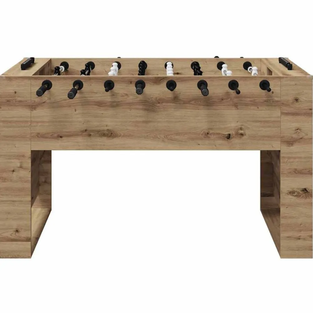 vidaXL Mesa de Futbolín Roble Artesanal 146,5 x 74 x 85 cm Roble artisan Outlet