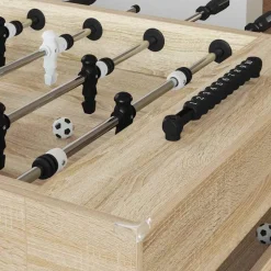 vidaXL Mesa de Futbolín 146,5 x 74 x 85 cm Roble Sonoma