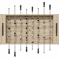vidaXL Mesa de Futbolín 146,5 x 74 x 85 cm Roble Sonoma