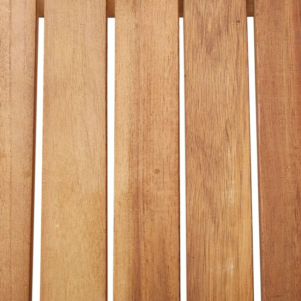 vidaXL Muebles De Jardín-Mesa de jardín de madera maciza de acacia 110x67x74 cm