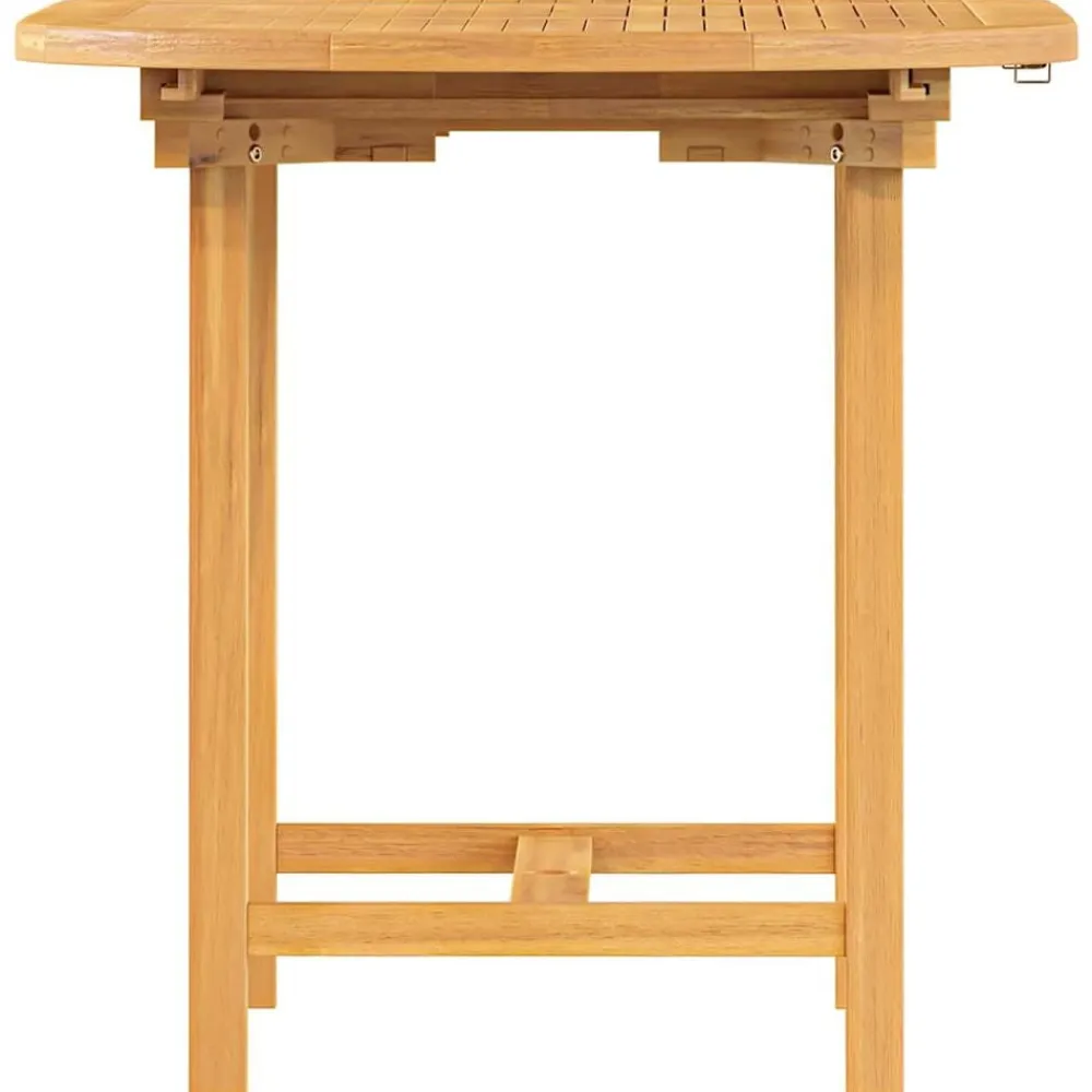 vidaXL Mesa de jardín extensible madera maciza teca 110-160x80x75 cm Sale