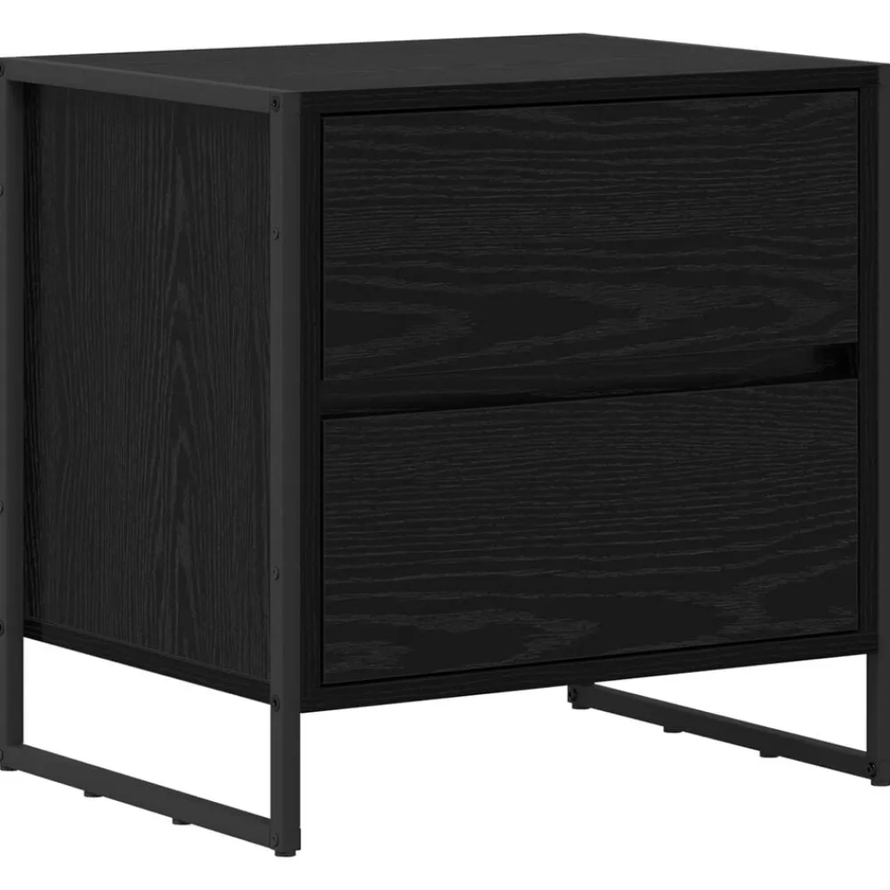 vidaXL Mesas-Mesa de Noche con cajón 50 x 39.5 x 50 cm