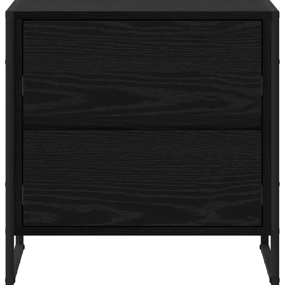 vidaXL Mesas-Mesa de Noche con cajón 50 x 39.5 x 50 cm