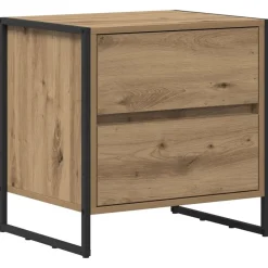 vidaXL Mesa de Noche con cajón Roble Artesanal 50 x 39.5 x 50 cm Roble artisan Clearance