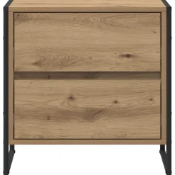 vidaXL Mesa de Noche con cajón Roble Artesanal 50 x 39.5 x 50 cm Roble artisan Clearance