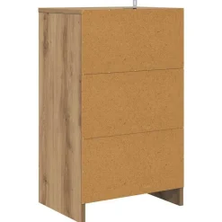 vidaXL Mesa de Noche con cajón Roble artesanal 40 x 30 x 467 cm Roble artisan Best