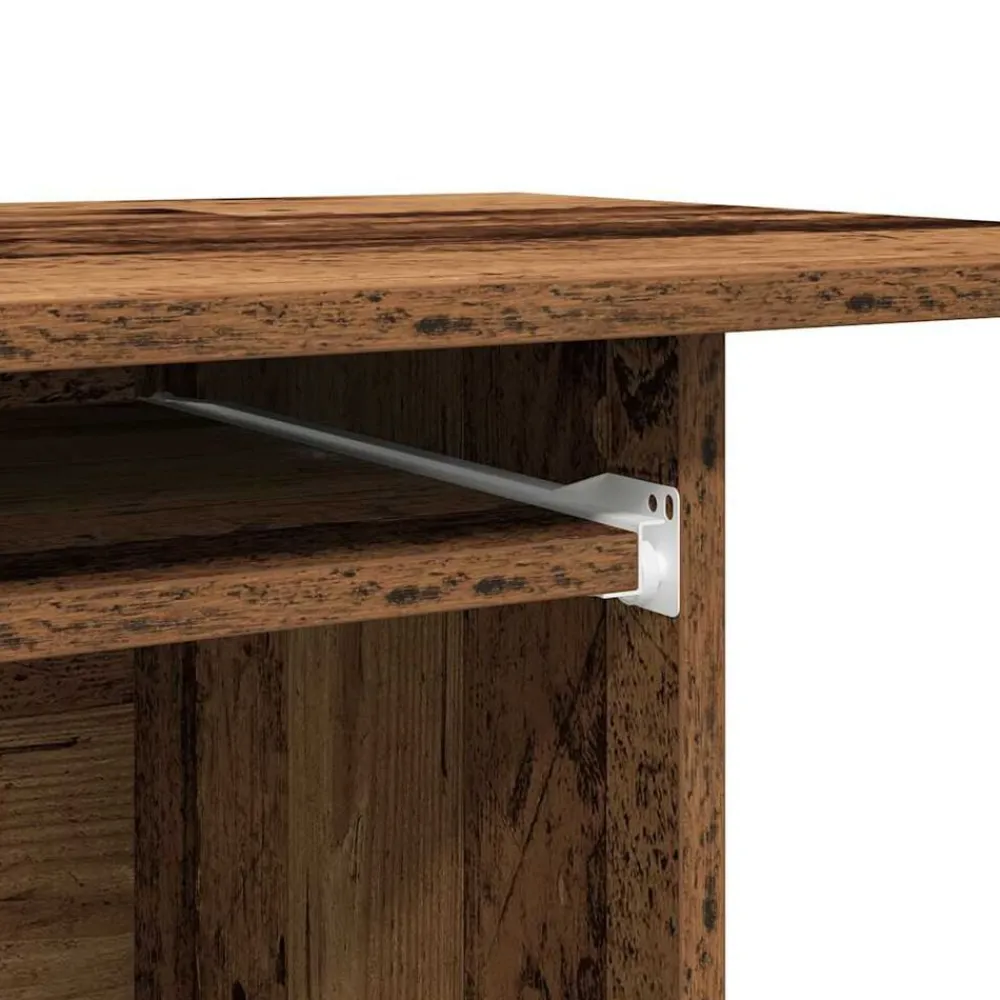 vidaXL Mobiliario De Oficina-Mesa de ordenador madera contrachapada madera vieja 80x50x75 cm