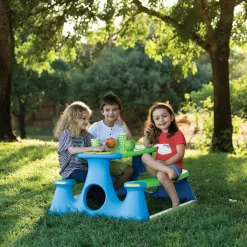 vidaXL Mesa de pícnic para niños polipropileno 89,5x84,5x48 cm Online