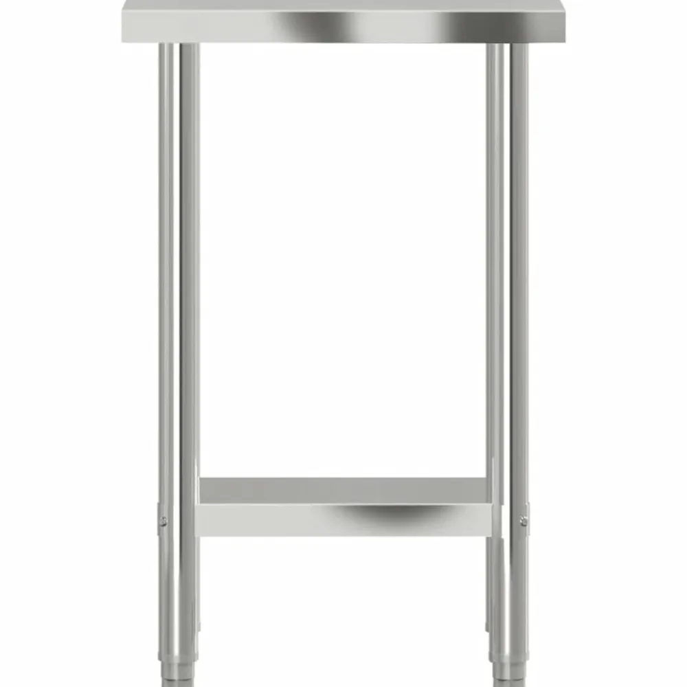 vidaXL Mesa de trabajo de cocina acero inoxidable 55x30x85 cm Hot
