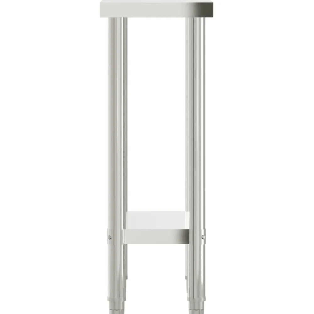 vidaXL Mesa de trabajo de cocina acero inoxidable 55x30x85 cm Hot