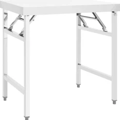 vidaXL Mesa de trabajo plegable para cocina acero 85x60x80 cm Outlet