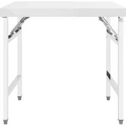 vidaXL Mesa de trabajo plegable para cocina acero 85x60x80 cm Outlet
