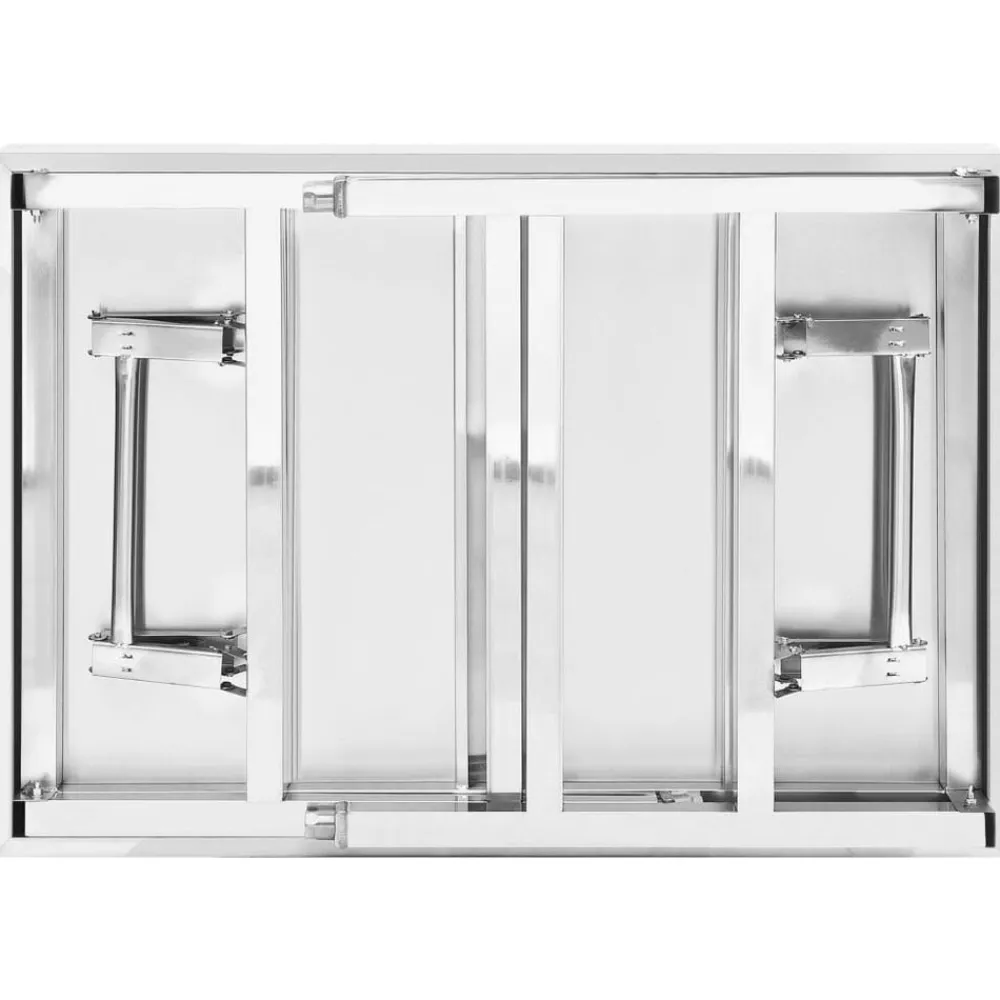 vidaXL Mesa de trabajo plegable para cocina acero 85x60x80 cm Outlet