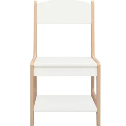 vidaXL Mesa infantil con 2 sillas MDF Marrón New