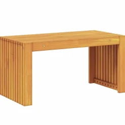vidaXL Mesa lateral Aceite Natural 70 x 35 x 35 cm