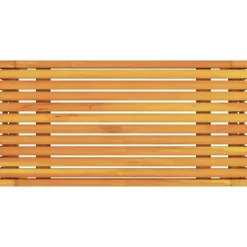 vidaXL Mesa lateral Aceite Natural 70 x 35 x 35 cm