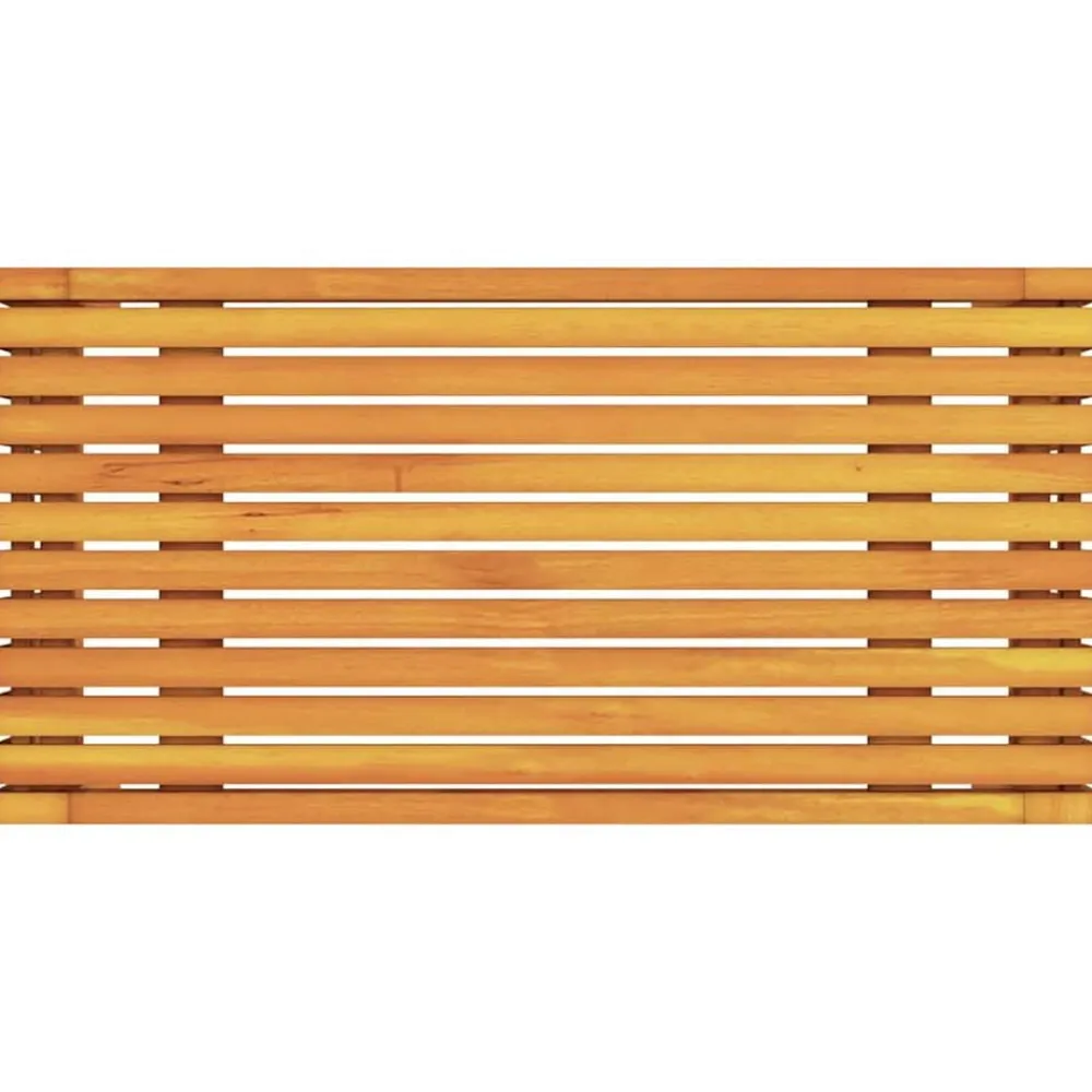 vidaXL Mesa lateral Aceite Natural 70 x 35 x 35 cm