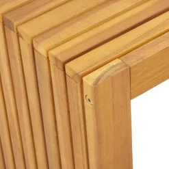 vidaXL Mesa lateral Aceite Natural 70 x 35 x 35 cm