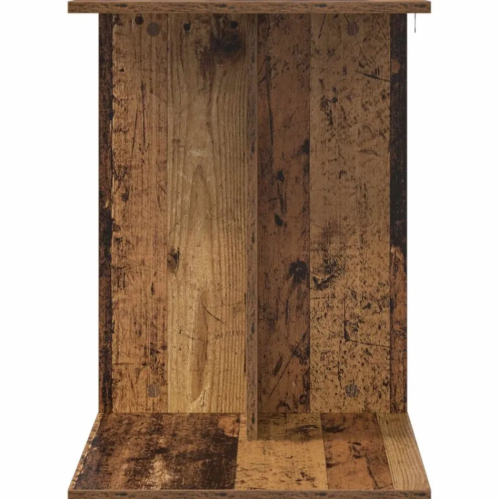 vidaXL Mesa lateral Madera vieja 45 x 40 x 62,5 cm Madera envejecida