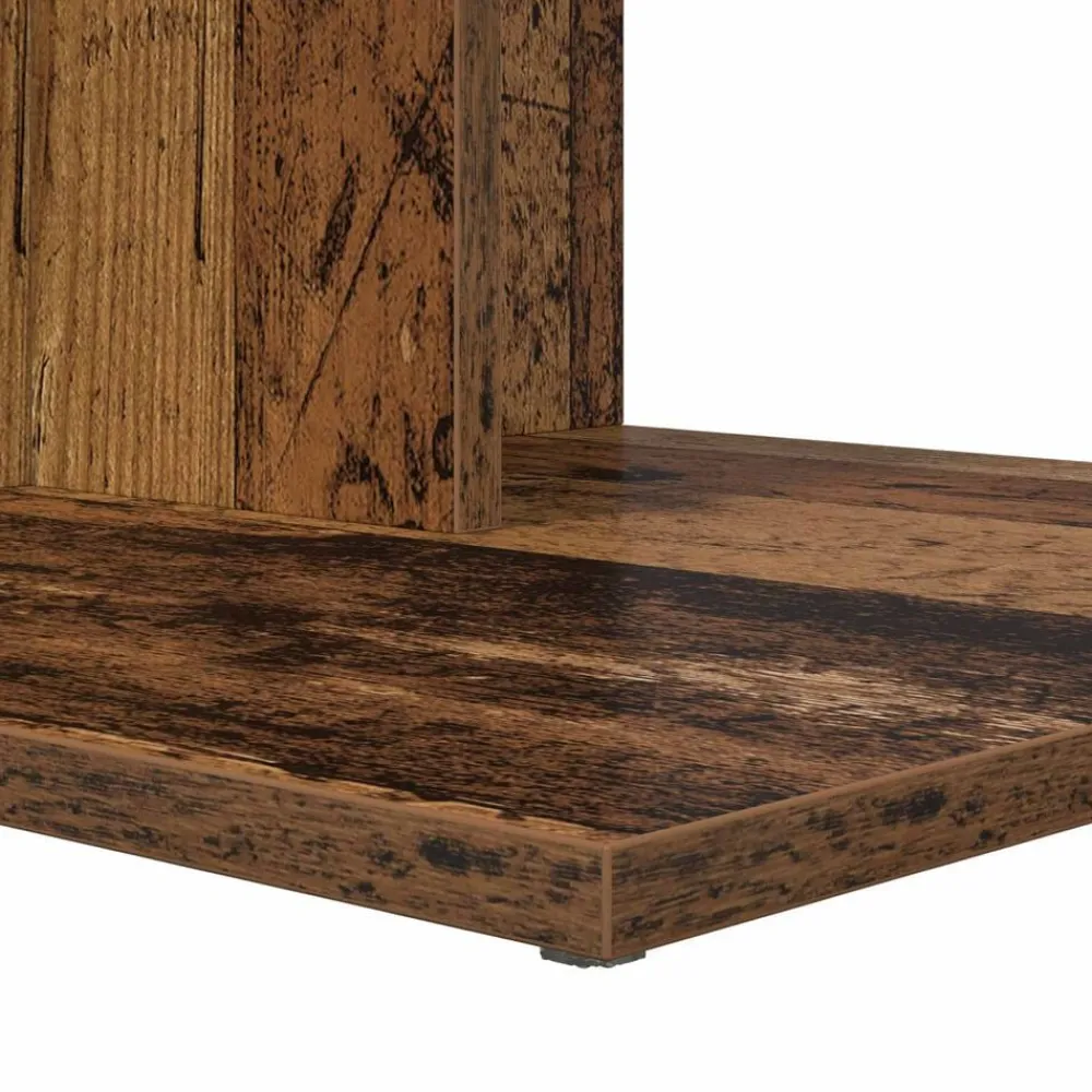 vidaXL Mesa lateral Madera vieja 45 x 40 x 62,5 cm Madera envejecida