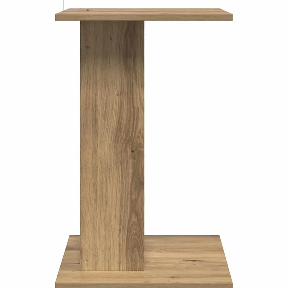 vidaXL Mesas-Mesa lateral Roble artesanal 45 x 40 x 62,5 cm