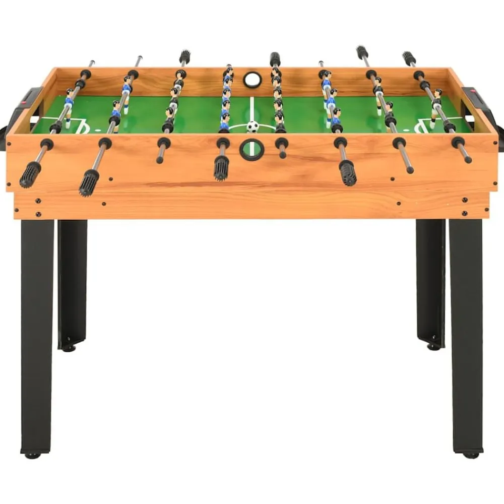vidaXL Juegos De Interior-Mesa multijuegos 15 en 1 color arce 121x61x82 cm