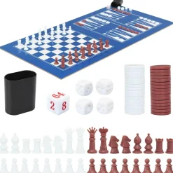 vidaXL Juegos De Interior-Mesa multijuegos 15 en 1 121x61x82 cm
