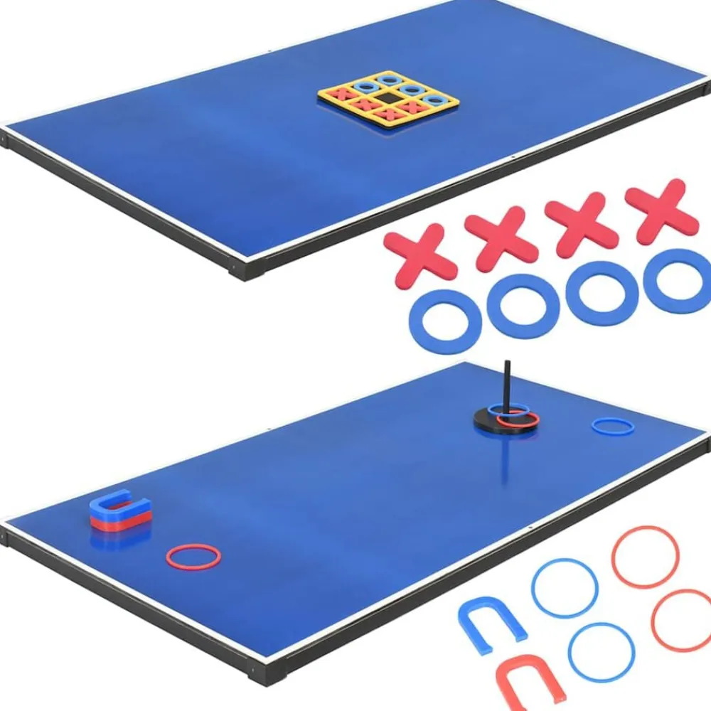 vidaXL Juegos De Interior-Mesa multijuegos 15 en 1 121x61x82 cm