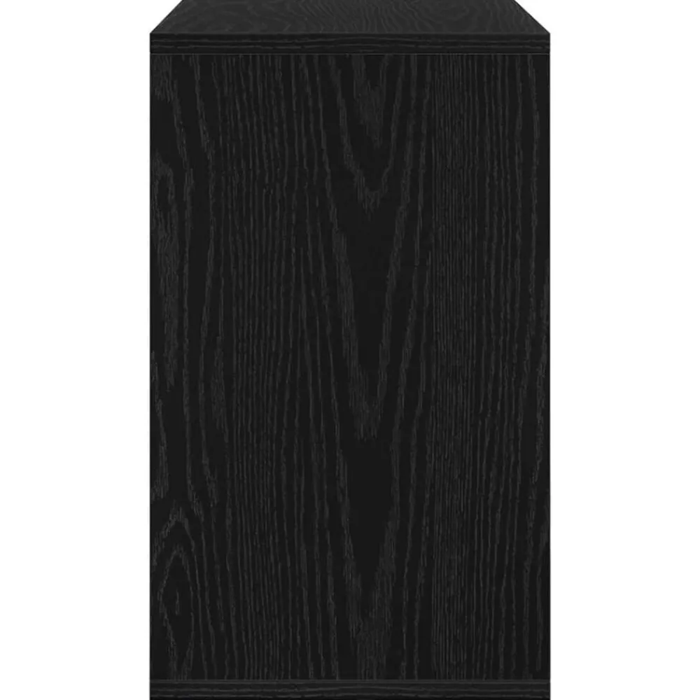 vidaXL Mesa Nido 3 pcs Madera de ingeniería Roble negro Sale
