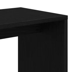 vidaXL Mesa Nido 3 pcs Madera de ingeniería Roble negro Sale