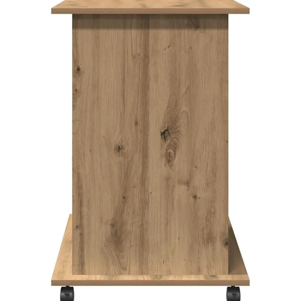 vidaXL Mesa ordenador madera contrachapada roble artesanal 80x50x75cm Roble artisan Hot