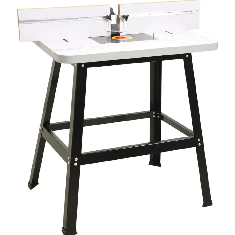 vidaXL Mesa para fresadora acero y MDF 81x61x88 cm Hot