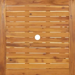 vidaXL Mesa plegable de jardín de madera maciza de acacia 70x70x75 cm Online