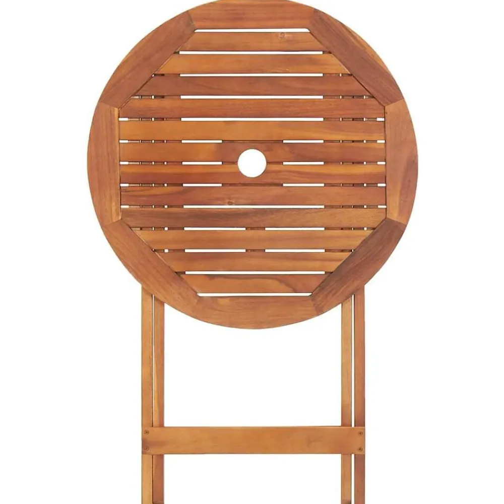 vidaXL Mesa plegable de jardín de madera maciza de acacia 60x75 cm Sale