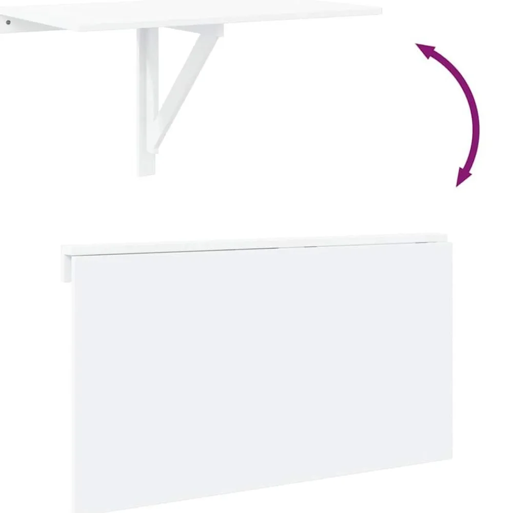 vidaXL Mesas-Mesa plegable de pared 100x60 cm