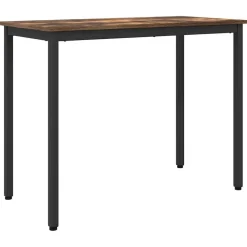 vidaXL Mesa 100 x 50 x 76,5 cm Roble ahumado Hot