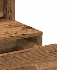 vidaXL Armarios Y Almacenamiento-Mesa Tocador con cajón Madera vieja 80 x 41 x 134,5 cm