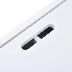 Niños vidaXL Mobiliario Para Bebés Y Niños Pequeños-Mesa y sillas infantiles 3 pzas con pizarra negro y blanco