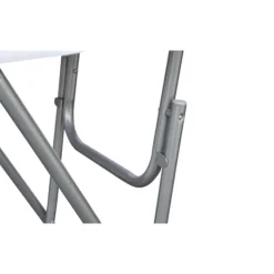vidaXL Mesas altas plegables 4 unidades MDF blancas Blanco New