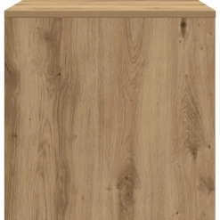 vidaXL Mesas apilables 3 pzas madera contrachapada color Roble artisan New