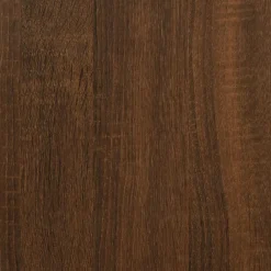 vidaXL Mesas-Mesas de centro apilables 2 pzas madera ingeniería roble marrón