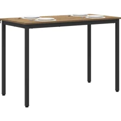 vidaXL Mesas-Mesas de comedor 110 x 100 x 75 cm METAL