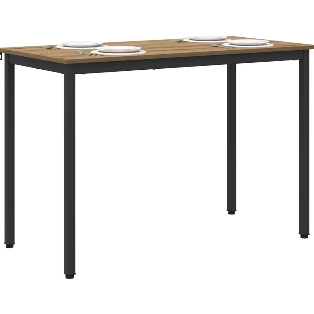 vidaXL Mesas-Mesas de comedor 110 x 100 x 75 cm METAL