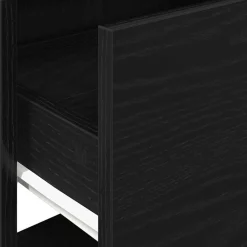 vidaXL Mesas-Mesilla de noche con cajón roble 51x31x47 cm