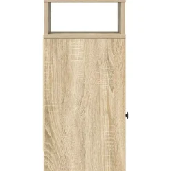 vidaXL Mesilla de noche con cajón 25x31x66 cm Roble Sonoma Sale
