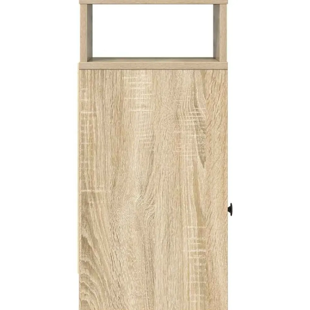 vidaXL Mesilla de noche con cajón 25x31x66 cm Roble Sonoma Sale