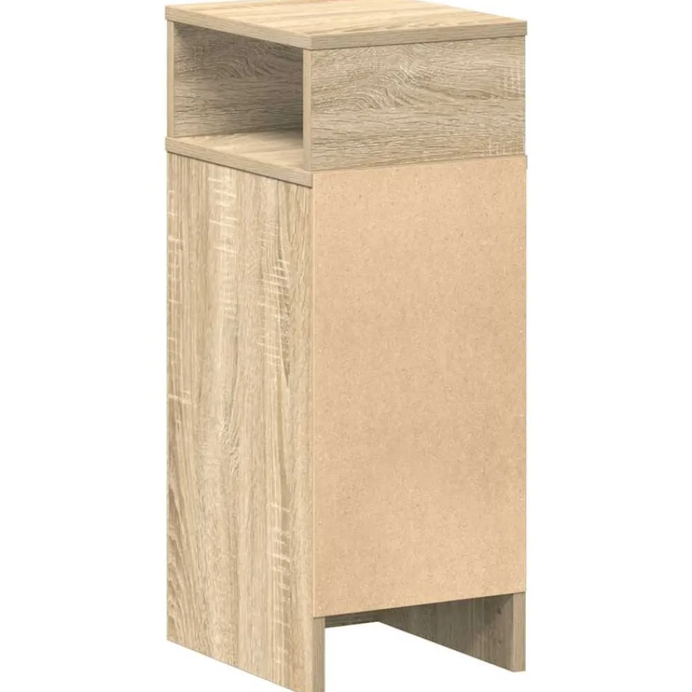 vidaXL Mesilla de noche con cajón 25x31x66 cm Roble Sonoma Sale