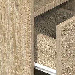 vidaXL Mesilla de noche con cajón 25x31x66 cm Roble Sonoma Sale
